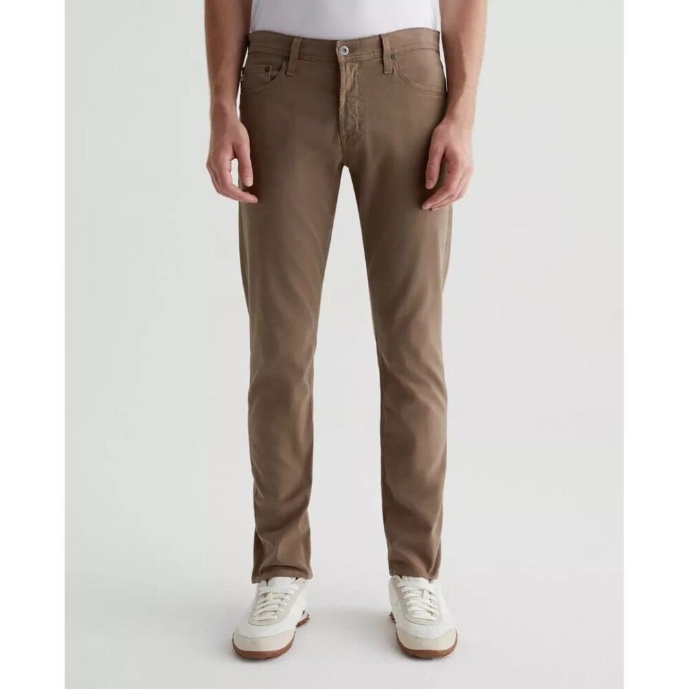 AG JEANS Mens Size 38x34 Tan Modern Slim Sueded Sateen TELLIS $198